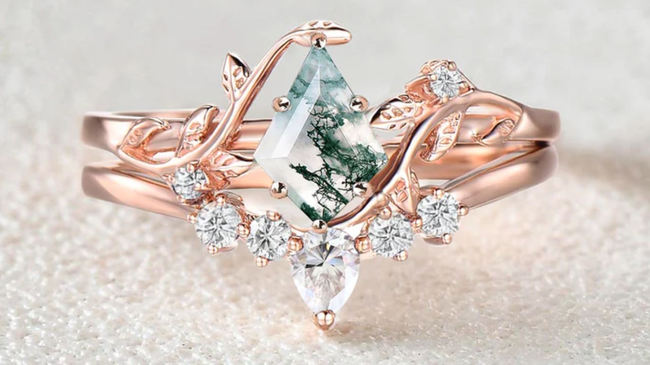 Willow - Everything You Need to Know About This Unique Nature-Inspired Moss Agate Ring by Felicegals