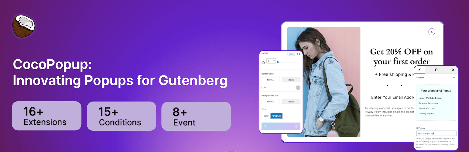 CocoPopup: innovating Popup for Gutenberg